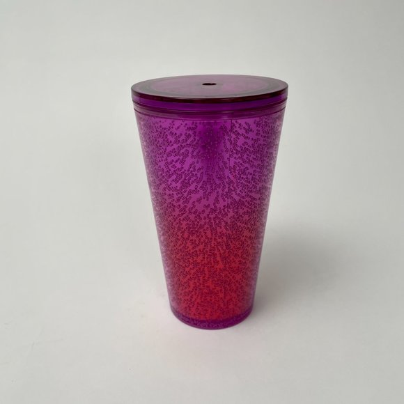 NEW Starbucks Purple Red Bubble Ombre Reusable Grande Thermal Cup, Summer 2021 - Picture 5 of 5